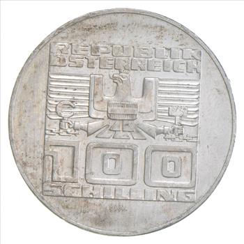 SILVER - WORLD COIN - 1976 Austria 100 Schilling - World Silver Coin