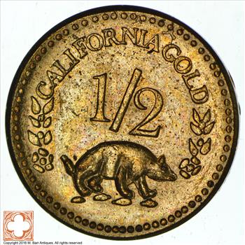 Souvenir Tribute Token - California Gold Rush - 1853 Liberty Head