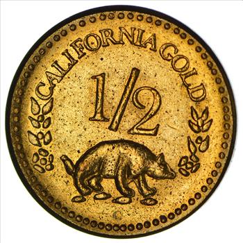 Souvenir Tribute Token - California Gold Rush - 1858 Liberty Head
