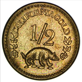 Souvenir Tribute Token - California Gold Rush - 1858 Liberty Head