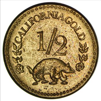 Souvenir Tribute Token - California Gold Rush - 1858 Liberty Head