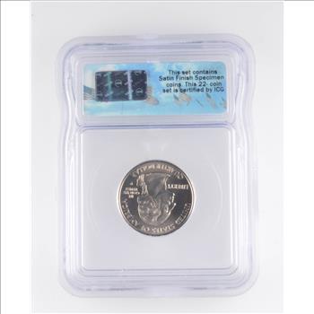 SP69 2005-P Kansas State Quarter - Satin Finish - Slabbed