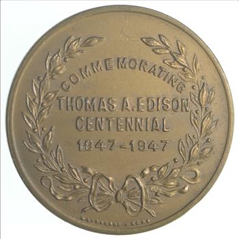 Thomas Edison Commemorative Medal