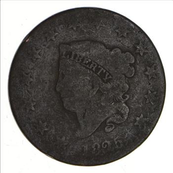 Tough - 1825 Large Cent - US Early Copper Coin