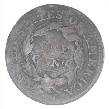 Tough - 1825 Matron Head Large Cent - US Early Copper Coin