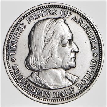 TOUGH - 1893 Silver Columbian Exposition U.S. Commemorative Half Dollar