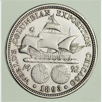 TOUGH - 1893 Silver Columbian Exposition U.S. Commemorative Half Dollar
