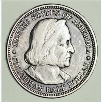 TOUGH - 1893 Silver Columbian Exposition U.S. Commemorative Half Dollar