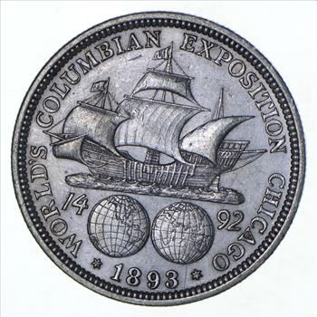TOUGH - 1893 Silver Columbian Exposition U.S. Commemorative Half Dollar