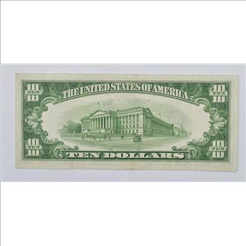 TOUGH - 1950 Series $10.00 Federal Reserve Note - FRN - Collectible Currency