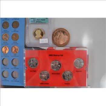 US Coin & Currency Collection - Uncut Sheet - Graded - Sets & More