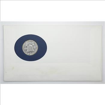 US Collection - 1952 Franklin Half 90% Silver Dollar & Stamps!