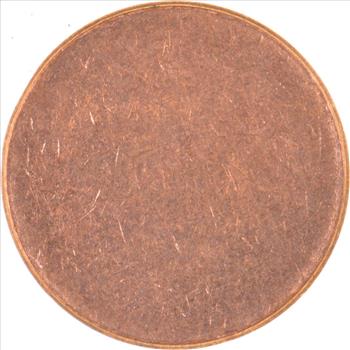 US Mint Error Coin - BLANK Cent Planchet!