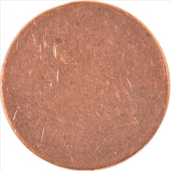 US Mint Error Coin - BLANK Cent Planchet!
