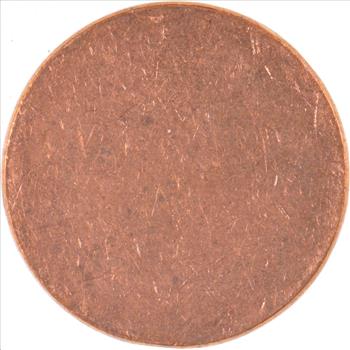 US Mint Error Coin - BLANK Cent Planchet!