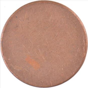 US Mint Error Coin - BLANK Cent Planchet!