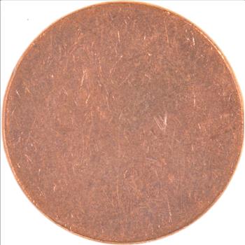 US Mint Error Coin - BLANK Cent Planchet!