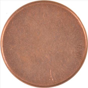 US Mint Error Coin - BLANK Cent Planchet!