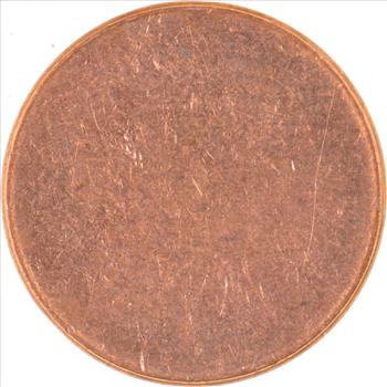 US Mint Error Coin - BLANK Cent Planchet!