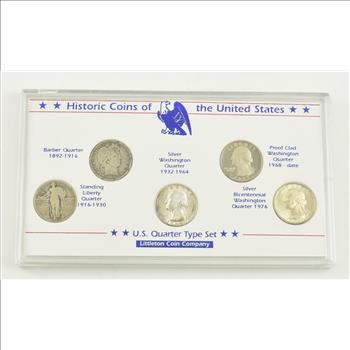 U.S. Quarter Type Set - Coin Collection - Great Display