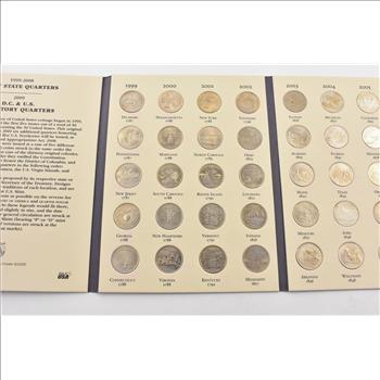 U.S. State 1999-2009 Washington Quarter Collection Set - Mostly Complete