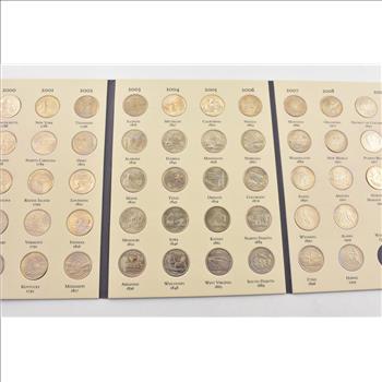 U.S. State 1999-2009 Washington Quarter Collection Set - Mostly Complete