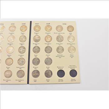 U.S. State 1999-2009 Washington Quarter Collection Set - Mostly Complete