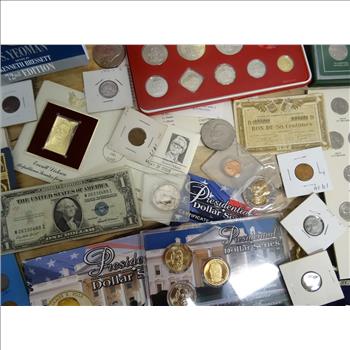 US World Coin Currency Collection Silver, Dollars, Sets, Lot - All items for 1 Bid