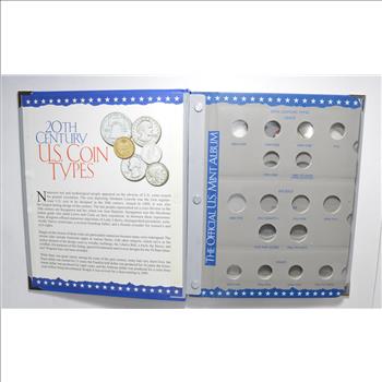 Used H.E. Harris & Co. 1864-2000 Official U.S. Mint 20th Century U.S. Coin Types Empty Coin Album Book