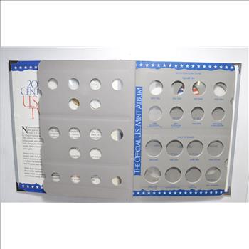 Used H.E. Harris & Co. 1864-2000 Official U.S. Mint 20th Century U.S. Coin Types Empty Coin Album Book