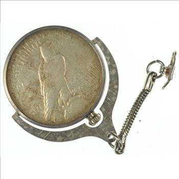 Very Cool! - US Coin Keychain - 1922 Peace Silver Dollar - Awesome