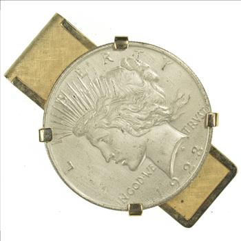 Very Cool! - US Coin Money Clip - 1923 Peace Silver Dollar - Awesome
