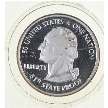 Very Interesting - .999 Fine Silver - 2009 Washington DC Quarter Pattern