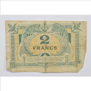 Vintage Franc Paper Money - Highly Collectible - Great Artwork
