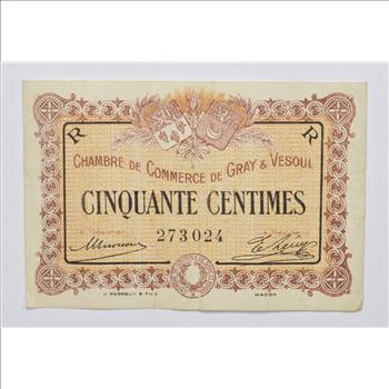 Vintage Franc Paper Money - Highly Collectible - Great Artwork