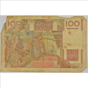 Vintage Franc Paper Money - Highly Collectible - Great Artwork