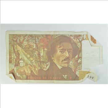 Vintage Franc Paper Money - Highly Collectible - Great Artwork