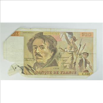 Vintage Franc Paper Money - Highly Collectible - Great Artwork