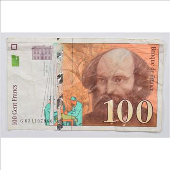 Vintage Franc Paper Money - Highly Collectible - Great Artwork