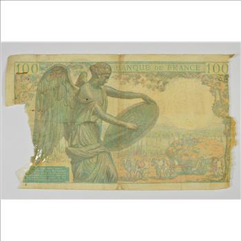 Vintage Franc Paper Money - Highly Collectible - Great Artwork