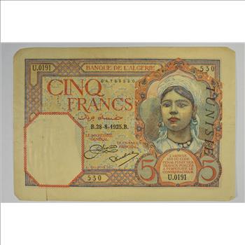 Vintage Franc Paper Money - Highly Collectible - Great Artwork