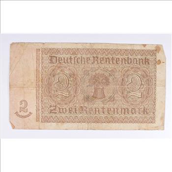 Vintage Germany Paper Money Currency - Historic German Note