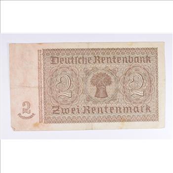 Vintage Germany Paper Money Currency - Historic German Note