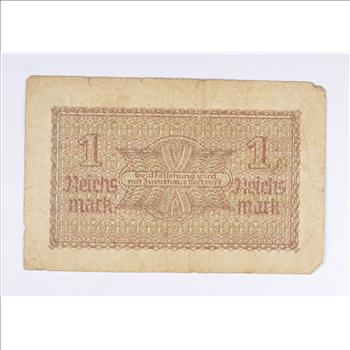 Vintage Germany Paper Money Currency - Historic German Note