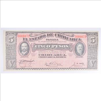 Vintage Mexican Paper Money Currency - Collectible Note