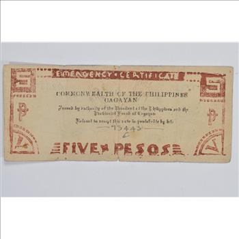 Vintage Philippines Paper Money Currency - Collectible Note