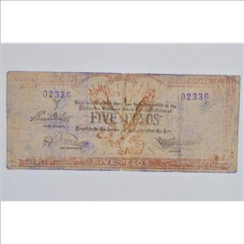 Vintage Philippines Paper Money Currency - Collectible Note