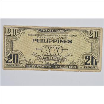 Vintage Philippines Paper Money Currency - Collectible Note