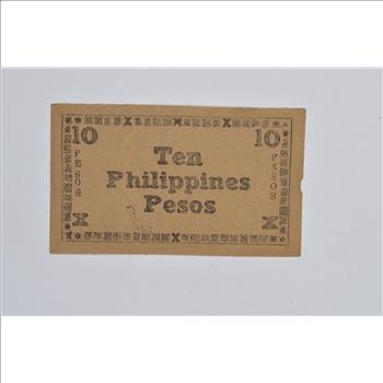 Vintage Philippines Paper Money Currency - Collectible Note