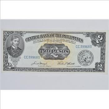 Vintage Philippines Paper Money Currency - Collectible Note